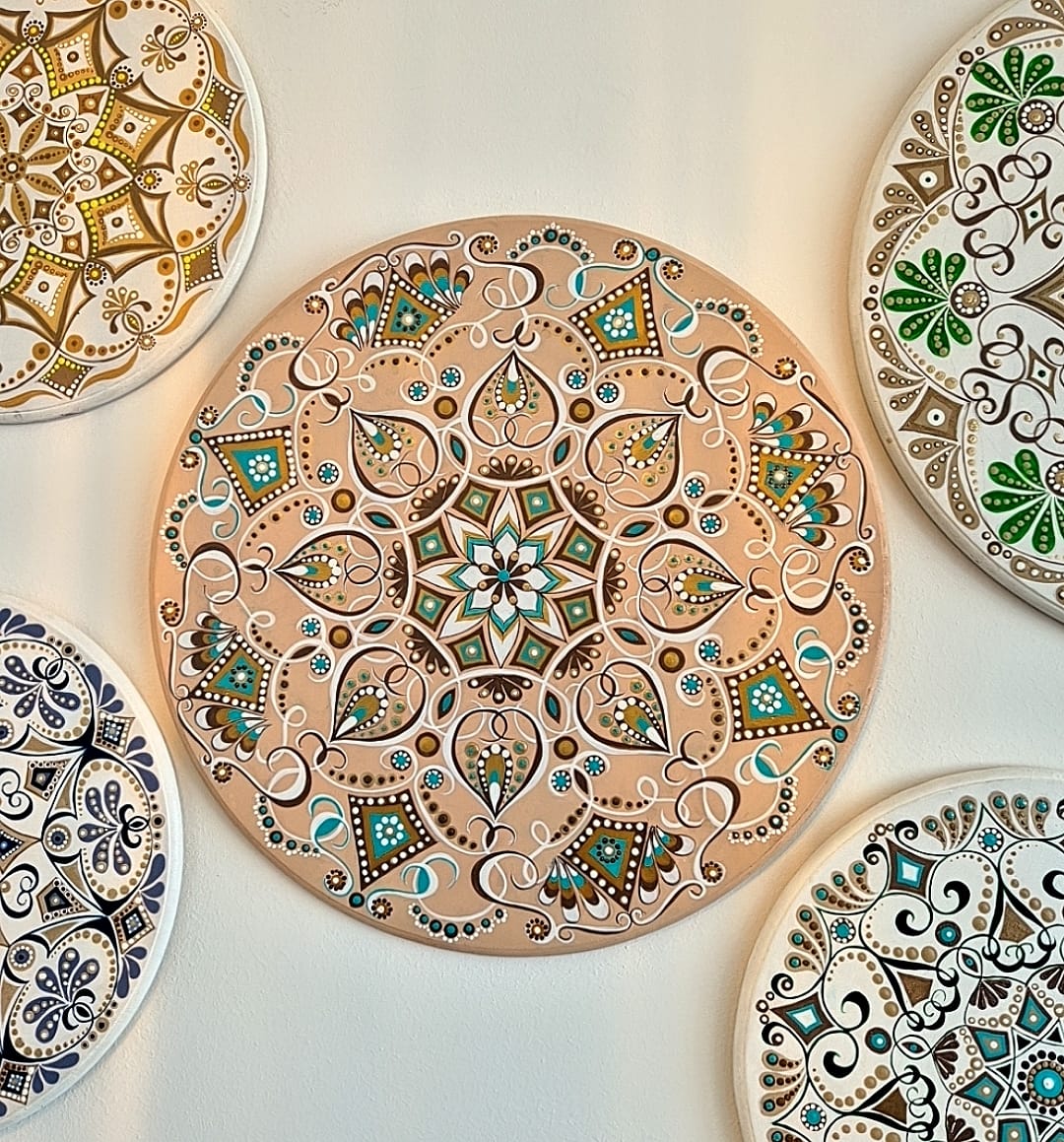 Mandala "Oriental fairy tale" handmade. Painting. Wall decorations. Home décor. Boho style.