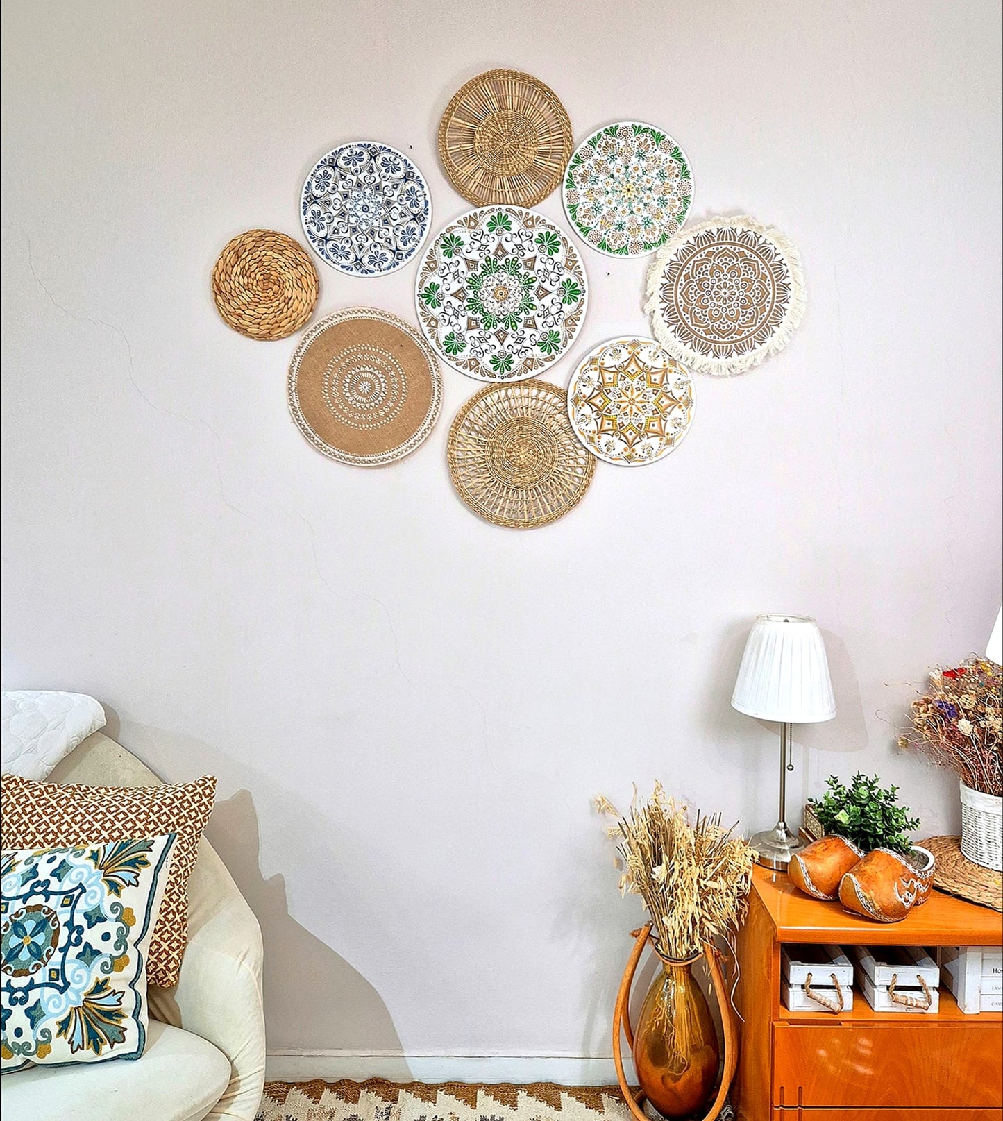 Mandala "Golden Jerusalem" handmade Painting Wall decorations Home décor Boho style