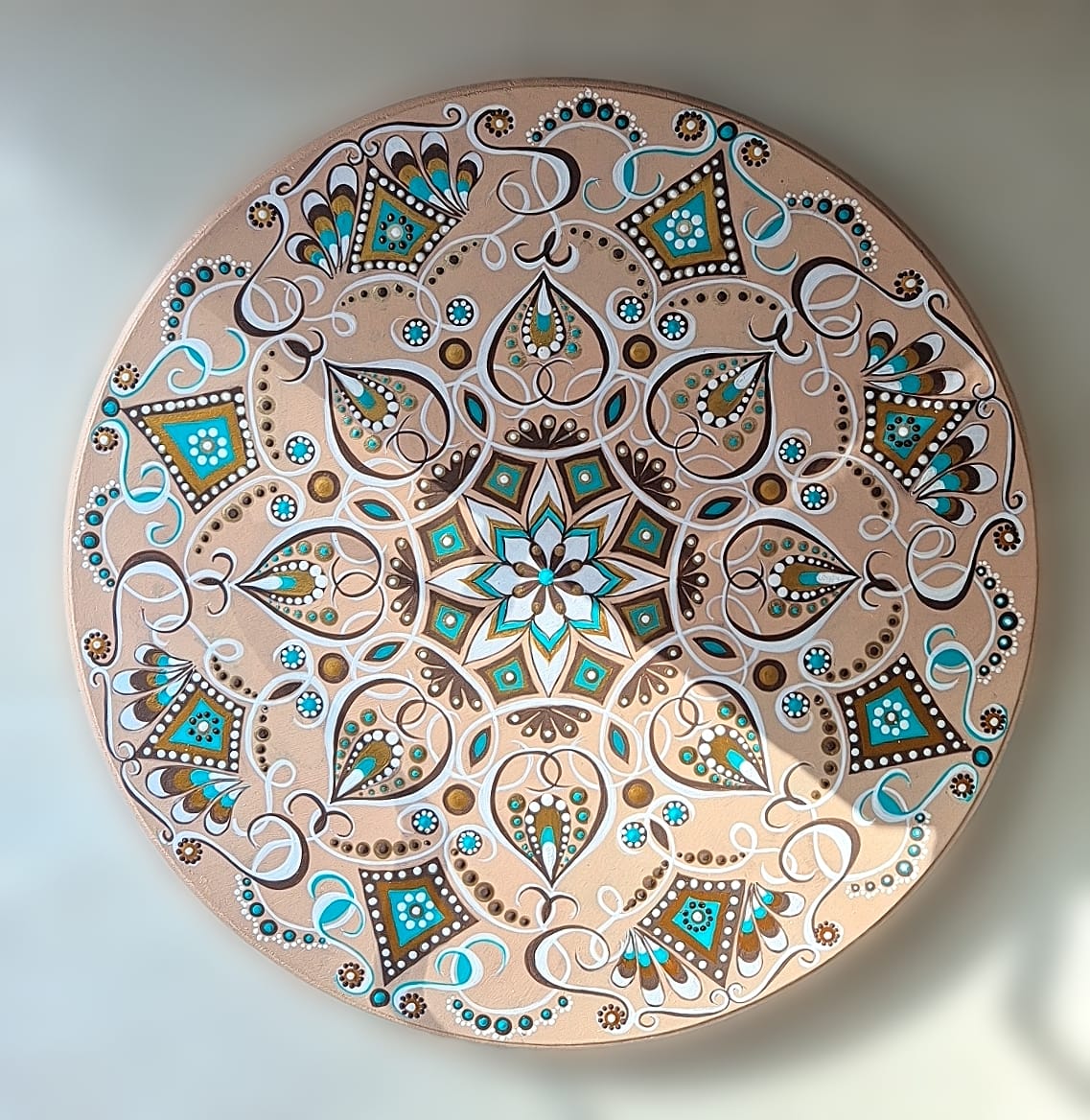 Mandala "Oriental fairy tale" handmade. Painting. Wall decorations. Home décor. Boho style.